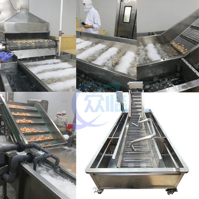 Buon prezzo Macchina di raffreddamento di acqua di circolazione a vapore di gamberetti in linea
