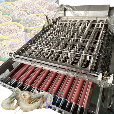 Buon prezzo 50Hz 3P gamberetti Automatic Shelling Machine Stabile in acciaio inossidabile in linea