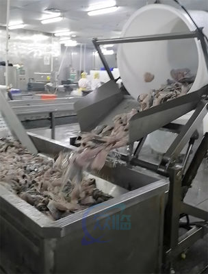 Durabile 2200W attrezzatura di lavorazione dei frutti di mare resistente all'usura 300KG