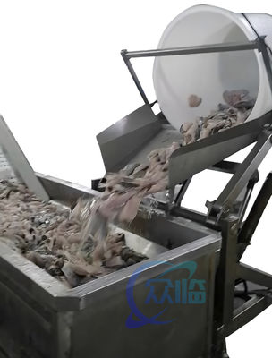 Multiscene Unità di lavorazione del pesce da 2,2 kW, attrezzature industriali per la lavorazione del salmone