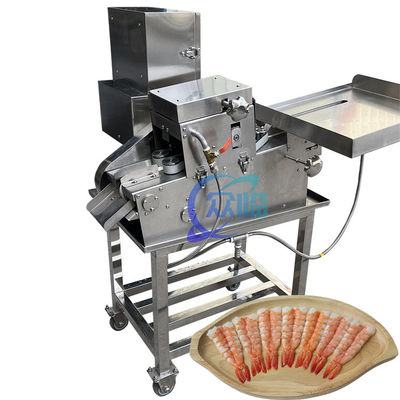 Buon prezzo Macchina per il taglio della pancia di gamberetti multifunzionale SUS304 anticorrosione in linea