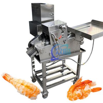 Buon prezzo Pratica macchina da taglio di gamberetti da 400W Multiuso 60-80pcs/Min in linea