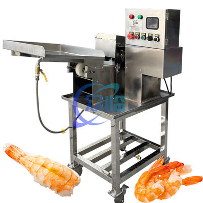 Buon prezzo Macchina di taglio per gamberetti industriali ISO Multifunzione 850x800x1250mm in linea