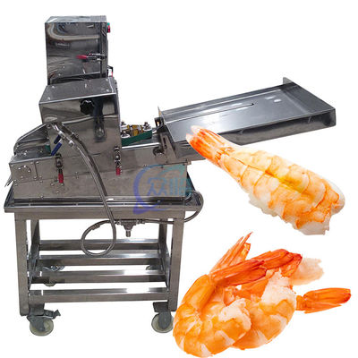 Buon prezzo Macchina per tagliare gamberetti da 380V a 50Hz, Macchina per aprire la pancia di gamberetti multiscene in linea