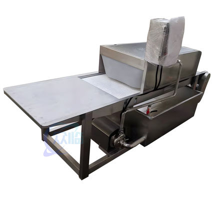 Buon prezzo 500-600 kg/h Macchina per la lavorazione dei gamberetti Materiale in acciaio inossidabile 304 in linea