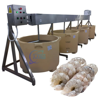 Buon prezzo Macchina di immersione anti-corrosione Pratica 1.1KW Per la lavorazione dei frutti di mare in linea
