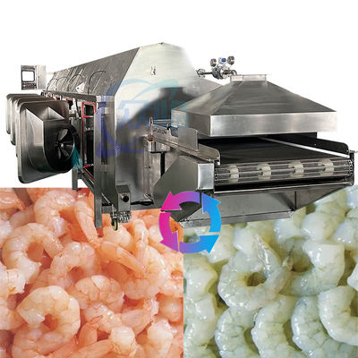 Buon prezzo Macchina per cucinare gamberetti multiuso Anticorrosione automatica in linea