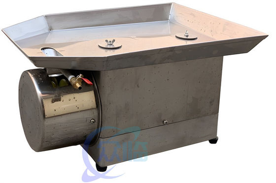 Buon prezzo Macchina di taglio di gamberetti in acciaio inossidabile resistente, Scalatrice di gamberetti da 120W e Deveiner Machine in linea