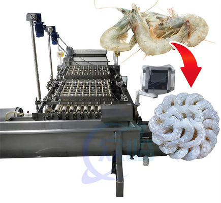 Buon prezzo Sistema pratico di sbucciatura di gamberetti 3KW Multifunzionale per la pulizia delle conchiglie in linea