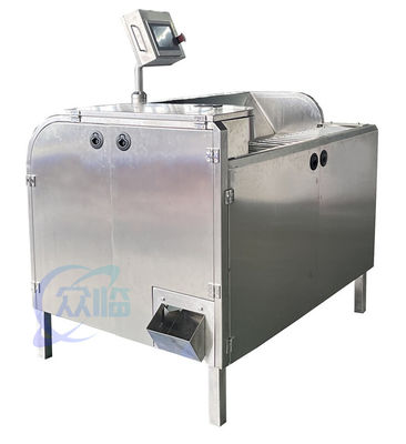 Buon prezzo 1.5KW Macchina pratica per pelare gamberetti Materiale in acciaio inossidabile multiscene in linea