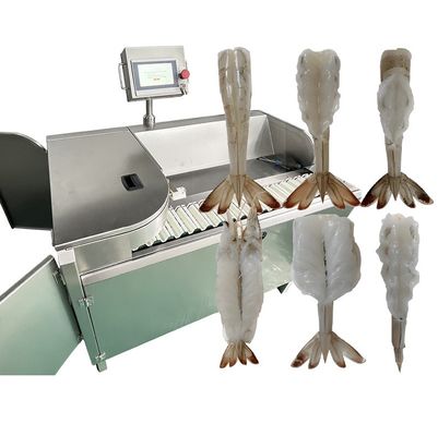 Buon prezzo Dispositivo di sbucciatura di gamberetti PLC stabile, Stainless Steel Shrimp Peeler Machine in linea