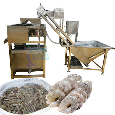 400-500KG/h Macchina per la pulizia dei gamberetti