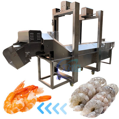 Cucina industriale per gamberetti, linea di cottura automatica per gamberetti SUS304