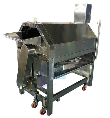 ISO 220V Commercial Fish Scaler Machine, Macchina per rimuovere l' intestino dei pesci in acciaio inossidabile