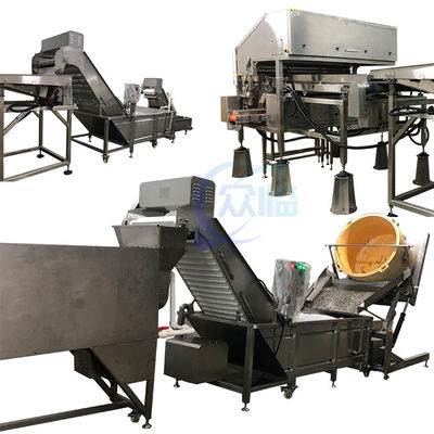Buon prezzo Macchina di selezione di gamberetti a 50Hz, Macchina di taglio di gamberetti in acciaio inossidabile in linea