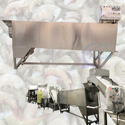 Buon prezzo Macchina di decapitazione di gamberetti in acciaio inossidabile 380V 50Hz Pratica in linea