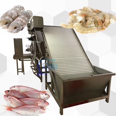 Buon prezzo 380V 50Hz gamberetto classificatore macchina, durevole marino attrezzatura di processo in linea