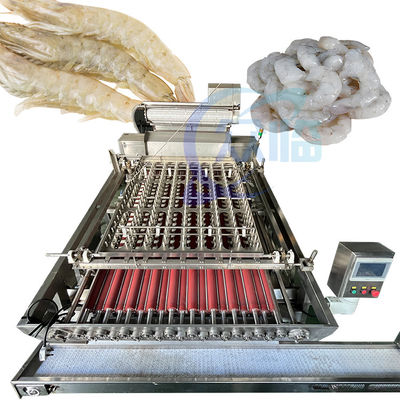 Buon prezzo 3KW Durable Shrimp Peeling Machine Flessibile 380V Per la pulizia in linea