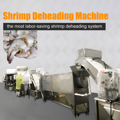 Buon prezzo Macchina di separazione della testa di gambero Separatore di testa e corpo di gambero Innovativa Macchina per la trasformazione dei frutti di mare in linea