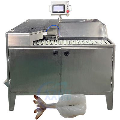 Buon prezzo Macchina automatica di rimozione e pelazione delle conchiglie di gamberi Macchina di pelazione dei gamberi Prezzo industriale Gamberi pelati ed estratti in linea