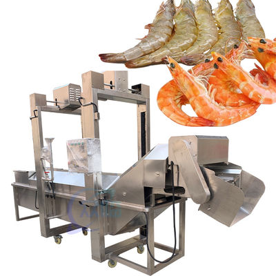 Buon prezzo Macchina di cottura continua di gamberetti per il pesce a vapore Macchina di cottura di acqua di gamberetti personalizzata in linea