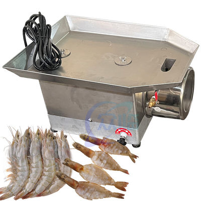 Macchine per la lavorazione dei gamberetti, tagliati, pelati, viscerali, sushi
