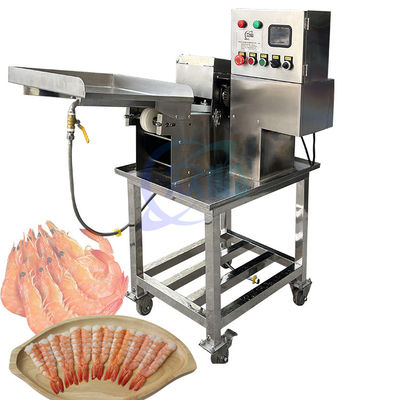 Buon prezzo taglierina della pancia del gamberetto dei sushi della macchina di 60-80pcs/Min Cooked Shrimp Sushi Cutting in linea