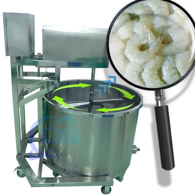 Buon prezzo Miscelatore in acciaio inossidabile per la trasformazione di gamberetti macchina di immersione per lotti di gamberetti miscelatore automatico speciale per la trasformazione di pesce piano in linea
