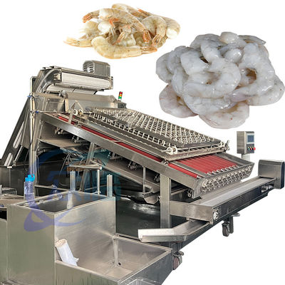 Buon prezzo Apparecchiature per la deposizione di granelli di gamberi di grande capacità / Deveiner per la deposizione di granelli di gamberi / Macchine per la rimozione delle conchiglie di gamberi in linea