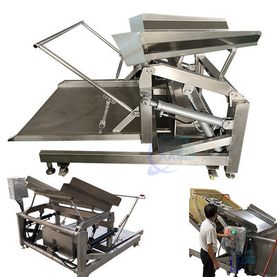 pesce e gamberetti alimentatore della linea di montaggio dell'impianto di lavorazione dei prodotti ittici