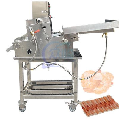 Buon prezzo taglierina della pancia del gamberetto dei sushi della macchina di 60-80pcs/Min Cooked Shrimp Sushi Cutting in linea