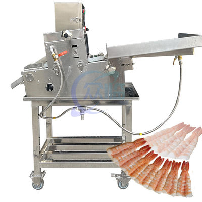 Buon prezzo Tagliatrice aperta della parte posteriore del gamberetto della macchina della pancia del gamberetto dei sushi di alta precisione in linea
