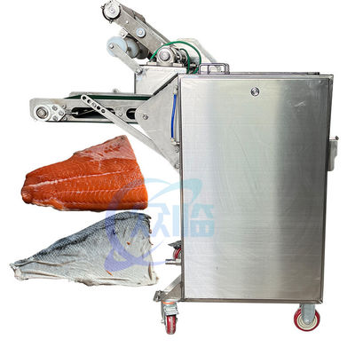 Buon prezzo Macchine semiautomatiche per scuoiare i pesci Macchine per la pulizia e la lavorazione delle pelli di calamari e di tilapia Macchine per la scuoiatura dei pesci in linea