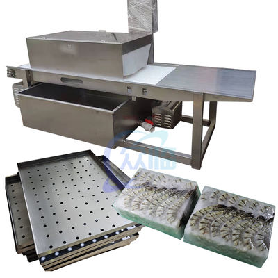 Buon prezzo Apparecchiature per la trasformazione di pesce e gamberetti di origine marina Macchina di pesca rapida pesce e gamberetti separatore di vassoi per pesce e gamberetti in linea