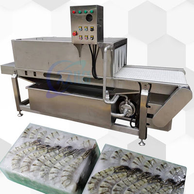 Buon prezzo Fabbrica di lavorazione di pesce e gamberetti linea di produzione vassoio di scongelazione in acciaio inossidabile vassoio di congelamento di gamberetti separatore in linea