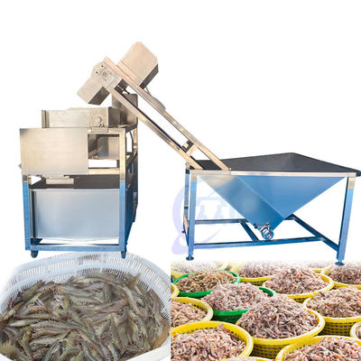 Buon prezzo Apparecchiature per la trasformazione dei frutti di mare e dei gamberetti separatore di baffi per gamberetti macchina per la pulizia dei capelli per gamberetti in linea