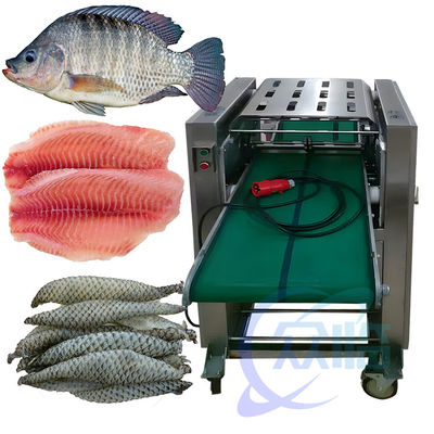 50Hz 3P Macchina per la pulizia della pelle dei pesci Anticorrosione 300-400KG/H