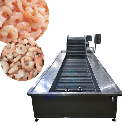 Buon prezzo Macchine per il raffreddamento di gamberetti per la pulizia ad alta pressione Macchine per il raffreddamento di gamberetti per il raffreddamento di gamberetti cotti in linea