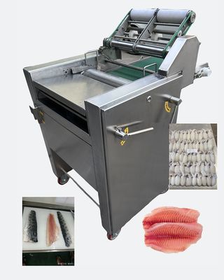 Buon prezzo 70Pcs/M Macchina di lavorazione del pesce Acciaio inossidabile Macchina per pelare la seppa Alta stabilità in linea