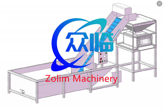 Buon prezzo Acciaio inossidabile 304 Automatico per pesare la materia prima di gamberetti Alta efficienza in linea
