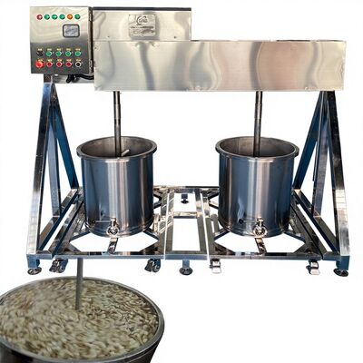 Buon prezzo Macchina di immersione di frutti di mare in acciaio inossidabile High Stable Automatic Food Blender 1.1KW Macchina di miscelazione di frutti di mare in linea