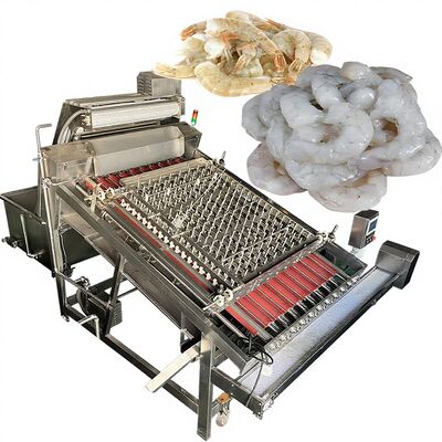 Buon prezzo Sistema pratico di sbucciatura di gamberetti 3KW Multifunzionale per la macchina di sbucciatura di gamberetti in linea
