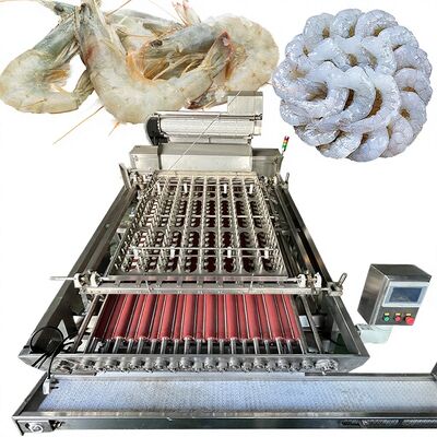 Buon prezzo Pelapatate automatico per gamberetti 3kw 3000W 150-250KG/H con touch screen sbucciatrice automatica per gamberetti 3kw in linea