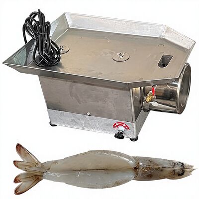 Buon prezzo Tagliatrice di gamberetti stabile da 0,12KW Multi funzione 510x400x300mm Taglierina per gamberetti ad alta velocità EZ Peeling in linea
