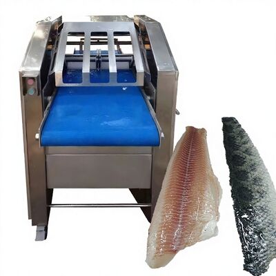 Buon prezzo Macchina automatica per pelare i pesci Zolim Macchina per pelare i pesci Tilapia Macchina per pelare i pesci Smart Fish Skinner 0.75kw Fish Skin Remover in linea