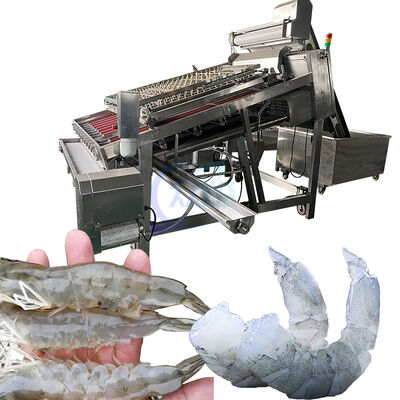 Buon prezzo Separatore congelato fresco rosso bianco automatico della carne del gamberetto della sbucciatrice del gamberetto della sbucciatrice del gamberetto in linea