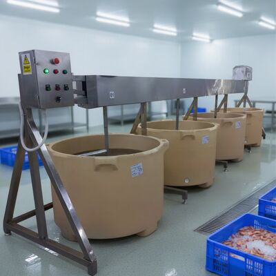 Buon prezzo Miscelatore di gamberetti per l'immersione Miscelatore di isolamento miscelatore a botte Miscelatore automatico di gamberetti Miscelatore di filetti in linea