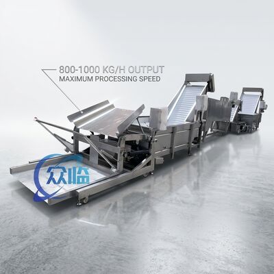 Buon prezzo Sistema automatico automatico di decapitazione dei gamberetti SUS316L 1500-2000KG 2.2KW 415V per la linea di lavorazione dei gamberetti in linea