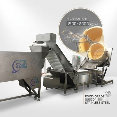 Buon prezzo SUS304 1000-1500KG 7.5KW 380V per allevamenti di acquacoltura in linea