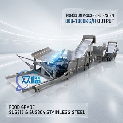 Buon prezzo Attrezzatura per impianti di lavorazione del pesce ad uso continuo, grado alimentare SUS304, 2500-3000KG, 0,8KW, 60Hz in linea